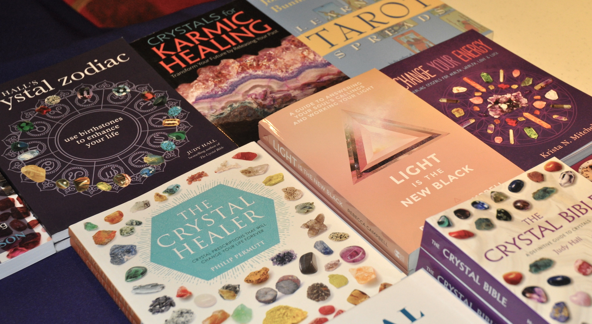 Books on Crystal Healing at The Meta Expo